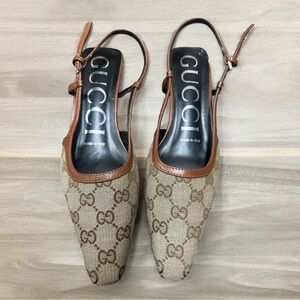 NEW - Gucci GG logo heels size 38